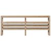 vidaXL Headboard with Shelves 200 cm Solid Wood Pine