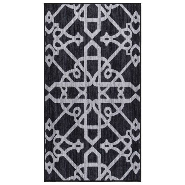 vidaXL Carpet Runner Black 80x150 cm