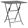 vidaXL Garden Table | Anthracite | Expanded metal mesh | Small