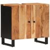 vidaXL Sink Cabinet 62x33x58 cm Solid Wood Acacia and Engineered Wood