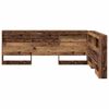 vidaXL Storage Headboard with Shelf Old Wood 140 cm Engineered Wood