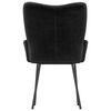 vidaXL Dining Chairs 2 pcs Black Velvet