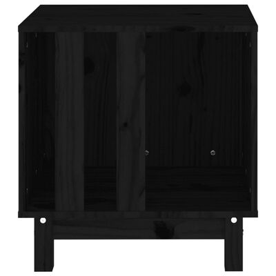 vidaXL Dog House Black 50x40x52 cm Solid Wood Pine