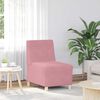 vidaXL Modular Sofa Unit Armless 2 pcs Pink 55 x 74 x 82 cm Velvet