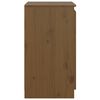 vidaXL Side Cabinet Honey Brown 60x36x65 cm Solid Pinewood