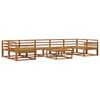 vidaXL Outdoor Sofa Set 8 pcs Natural Solid Acacia Wood