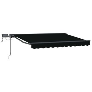 vidaXL Black and Anthracite 3 x 2.5 m Polyester with PU coating