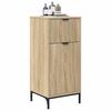vidaXL Bathroom Cabinet with Drawer Sonoma Oak 39.5 x 36 x 88 cm