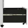 vidaXL Mobile File Cabinet Light Grey 30x45x59 cm Steel