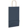 vidaXL Paper Bags 50 pcs with Handles Blue 21x11x36 cm