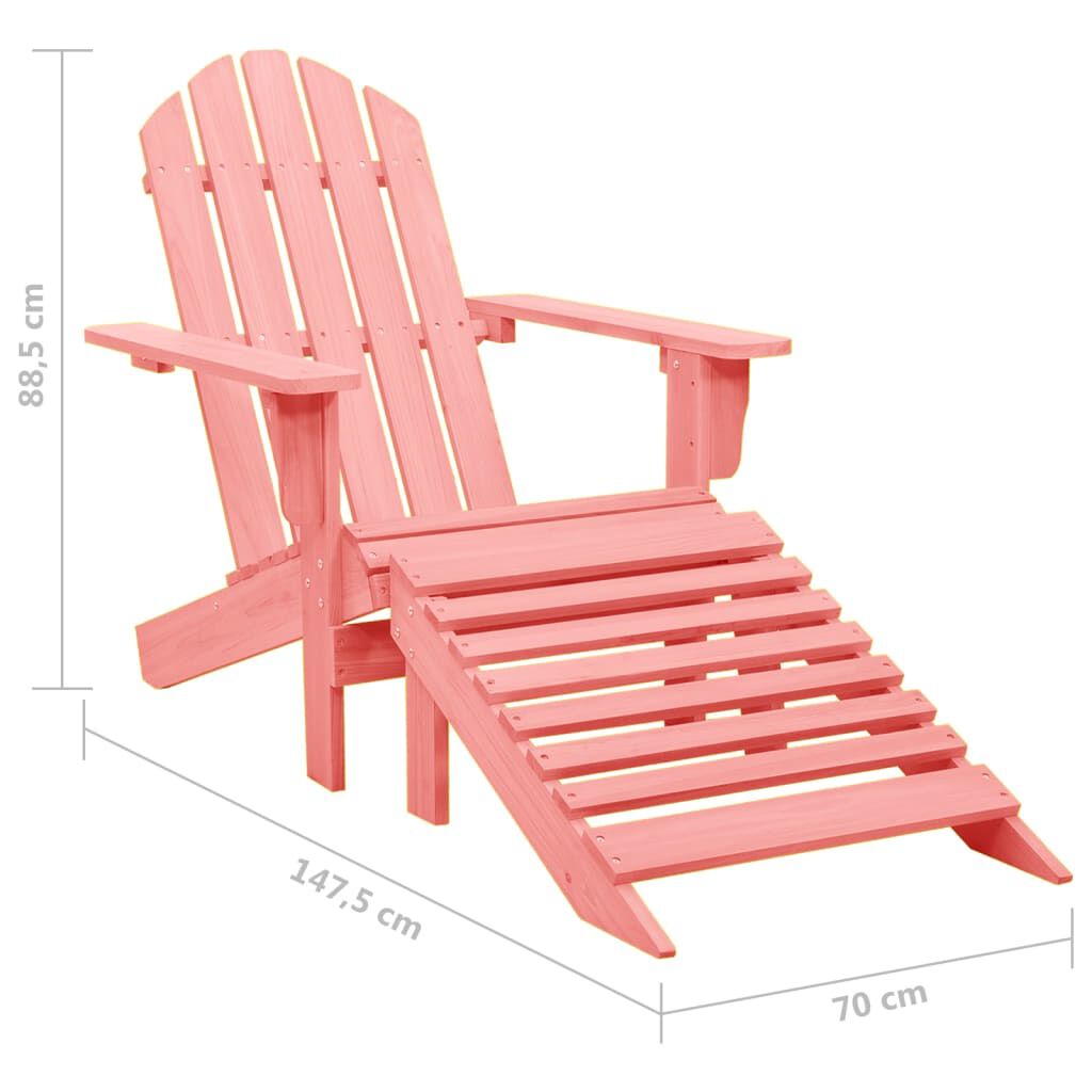 Imane solid wood store folding adirondack chair