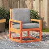 vidaXL Garden Chair Wax Brown 57.5x63x76 cm Solid Wood Pine
