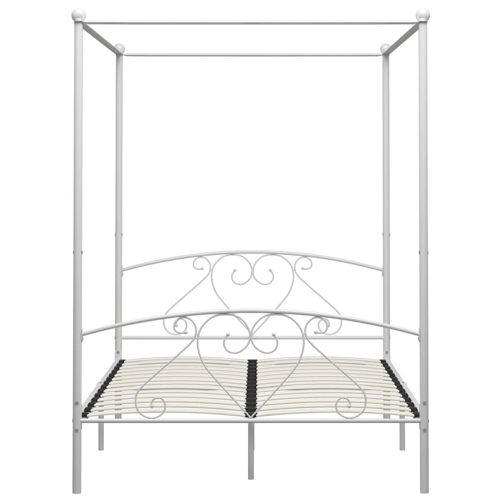 Canopy bed frame deals white