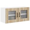 vidaXL Kitchen Cabinet with Storage Kalmar Sonoma Oak 80 x 31 x 40 cm