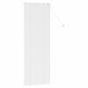 vidaXL Window Blind with Curtains Manual White Aluminium