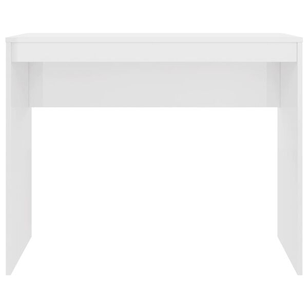 vidaXL Desk High Gloss White 90x40x72 cm Engineered Wood