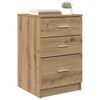 vidaXL Bedside Cabinet Artisan Oak 40 x 40 x 63 cm Engineered Wood