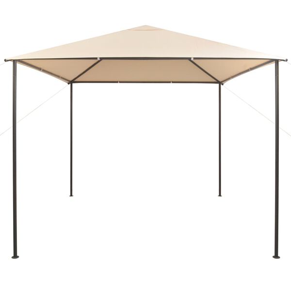 vidaXL Gazebo Pavilion Tent Canopy 3x3 m Steel Beige