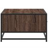 vidaXL Coffee Table Brown Oak 90x57x35 cm Engineered Wood and Metal