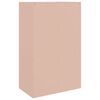 vidaXL Sideboard Pink 67x39x107 cm Steel