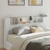 vidaXL Headboard White 180 x 16.5 x 103.5 cm Engineered Wood