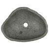 vidaXL Riverstone basin Light Grey 52 x 40 x 15 cm River Stone
