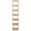 vidaXL Book Cabinet/Room Divider Sonoma Oak 40x30x198 cm