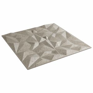 vidaXL Wall Panels 12 pcs Amethyst Beton 50 x 50 cm XPS Foam