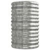 vidaXL Garden Raised Bed Galvanised Steel 224x40x68 cm Silver