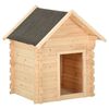 vidaXL Dog House 80x80x100.6 cm Solid Wood Pine
