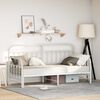 vidaXL Daybed Frame White 75 x 190 cm Powder-Coated Steel
