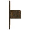 vidaXL Wall-mounted Bedside Cabinets 2 pcs Smoked Oak