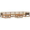 vidaXL Outdoor Sofa Set 8 pcs Natural Solid Acacia Wood