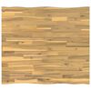 vidaXL Live Edge Table Top 100 x 80 x 3.2 cm Rectangular