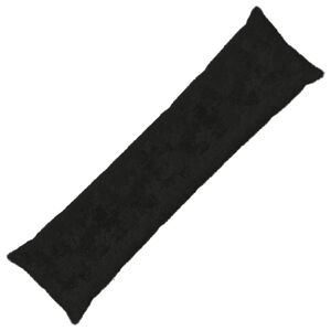 vidaXL Cushion Cover HEERLEN Black 40 x 145 cm Faux Rabbit Fur