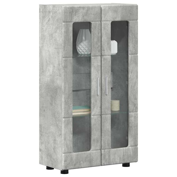 vidaXL Sideboard Concrete Grey 55.5 x 29 x 103 cm Engineered Wood