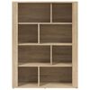 vidaXL Sideboard Sonoma Oak 80x30x106 cm Engineered Wood