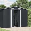vidaXL Garden Shed 257x580x181 cm Metal Anthracite