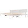 vidaXL Bed Frame with Headboard White 180 x 200 cm Solid Pine Wood