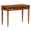 vidaXL Desk with Drawer 110x50x76 cm Solid Wood Acacia