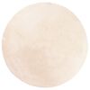 vidaXL Rug HUARTE Short Pile Soft and Washable Beige &Oslash; 160 cm