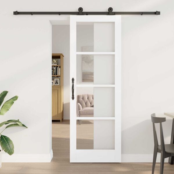 vidaXL Sliding Door ORKDAL White 73.5 x 211 cm