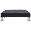vidaXL Table Cover Plain Black 82 x 182 x 15 cm Fabric