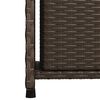 vidaXL Garden Storage Cabinet Brown 50x55x115 cm Poly Rattan