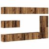 vidaXL 7 Piece TV Cabinet Set Wall-mounted Old Wood Engineered Wood