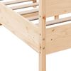 vidaXL Bed Frame without Mattress 135x190 cm Double Solid Wood Pine