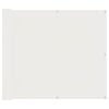vidaXL Balcony Screen 100 x 300 cm Oxford Fabric Rectangular White