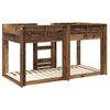 vidaXL Bunk Bed for Kids Old Wood 90 x 190 cm Engineered Wood