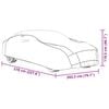 vidaXL Car Cover for Sedan Hail Protection Full XXL Grey and Silver