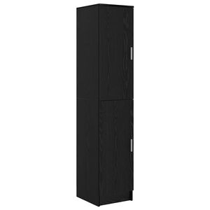 vidaXL Highboard Black Oak 35 x 39 x 168 cm